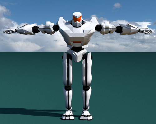 low poly robot preview image